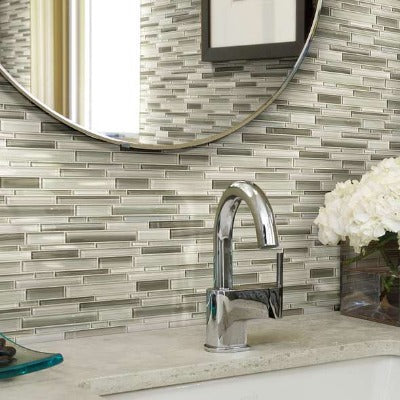 Shaw Tile Atomic Glass Clay Wall