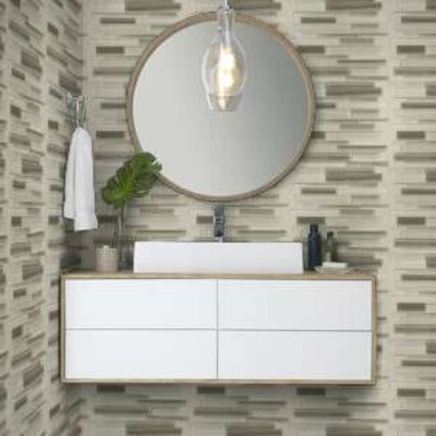 Shaw Tile Atomic Glass Clay Wall