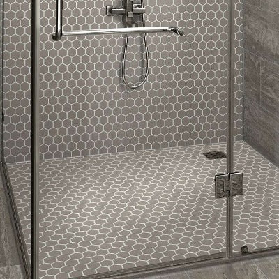 Shaw Tile Coolidge Taupe Hexagon Mosaic