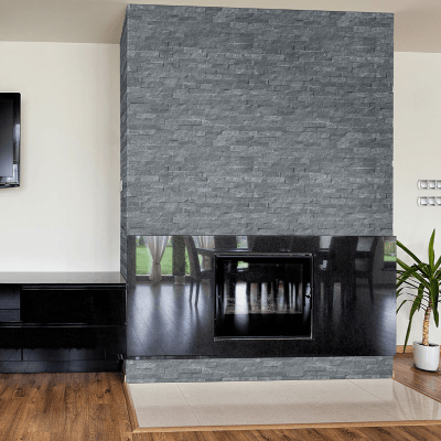 MSI Ledgestone Veneer - Cosmic Black Panel - Split Face