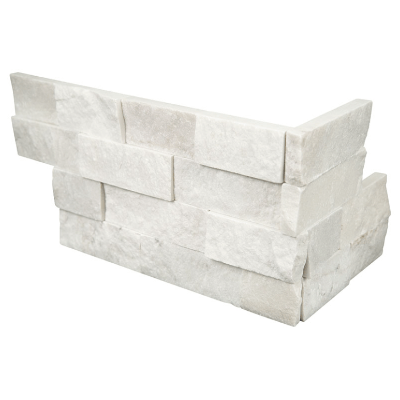 MSI Ledgestone Veneer - Cosmic White Corner - Split Face