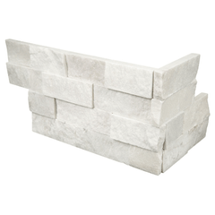 MSI Ledgestone Veneer - Cosmic White Corner - Split Face