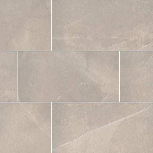 Sande Porcelain Tile Collection Cream - 24"x48" Polished