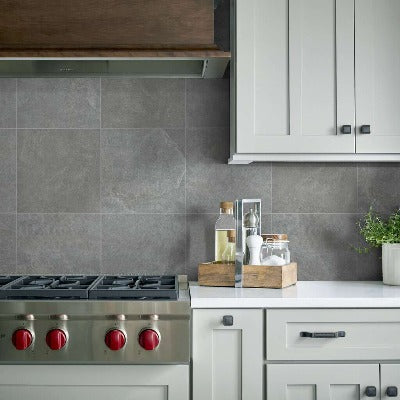 Shaw Tile Crown Smoke 18x18