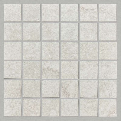 Shaw Tile Crown White Mosaic