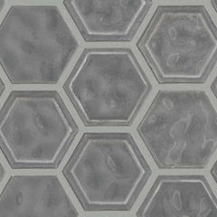 Shaw Tile Geoscapes Dark Grey Hexagon