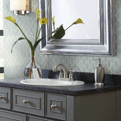 Shaw Tile Geoscapes Light Grey Diamond