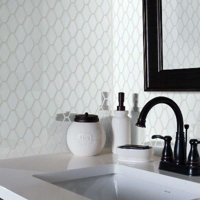 Shaw Tile Geoscapes White Diamond