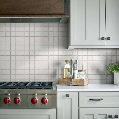 Shaw Tile Diva White Mosaic Matte