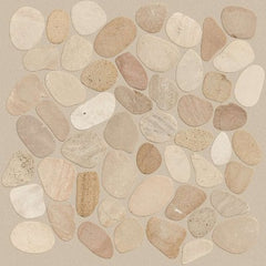 Shaw Tile Brookstone Driftwood Tan Flat Mosaic