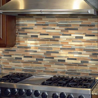 Shaw Tile Atomic Glass Erosion Wall