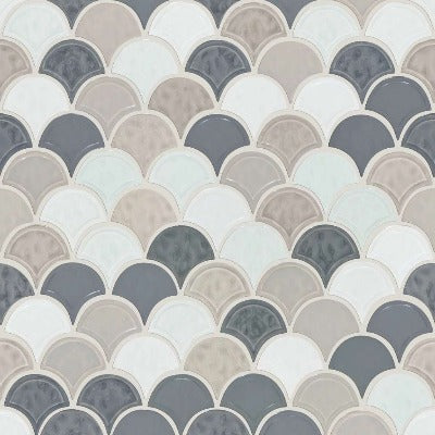 Shaw Tile Geoscapes Warm Blend Fan