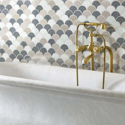 Shaw Tile Geoscapes Warm Blend Fan