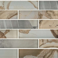 Shaw Tile Mercury Glass Gilt Wall