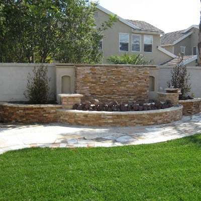 MSI Ledgestone Veneer - Golden White Panel- Split Face