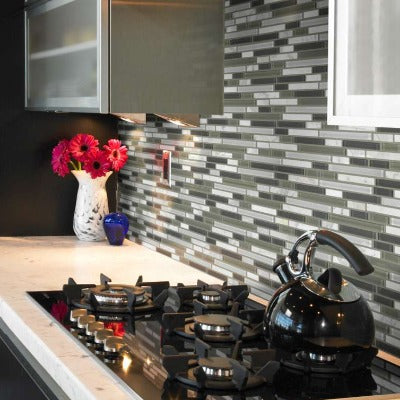 Shaw Tile Awesome Mix Iceland 5/8 Mosaic Wall