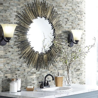 Shaw Tile Mercury Glass Ice Wall