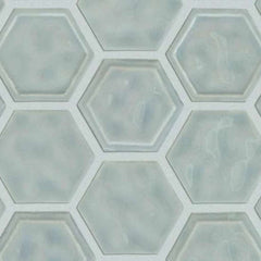 Shaw Tile Geoscapes Light Grey Hexagon