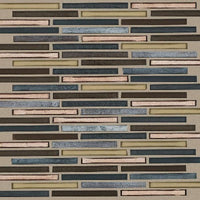 Shaw Tile Molten Glass Bronze Wall