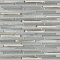 Shaw Tile Molten Glass Pewter Wall