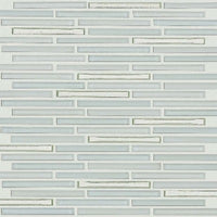 Shaw Tile Molten Glass Platinum Wall