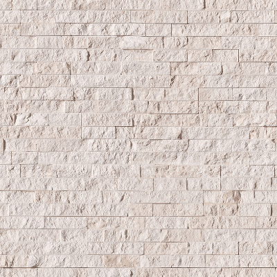 MSI Ledgestone Veneer - Mayra White Panel - Split Face