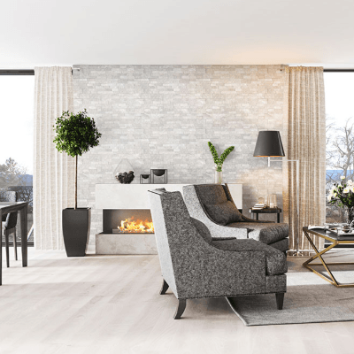 MSI Ledgestone Veneer - Mayra White Corner - Split Face