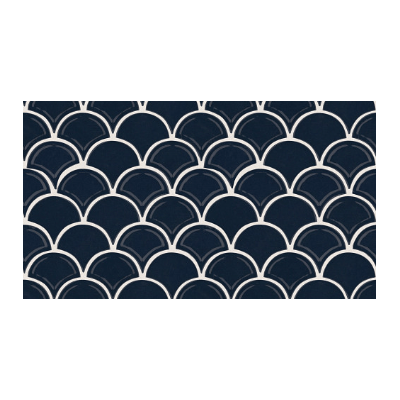 Shaw Tile Geoscapes Midnight Blue Fan