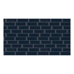 Shaw Tile Geoscapes Midnight Blue Linear Mosaic