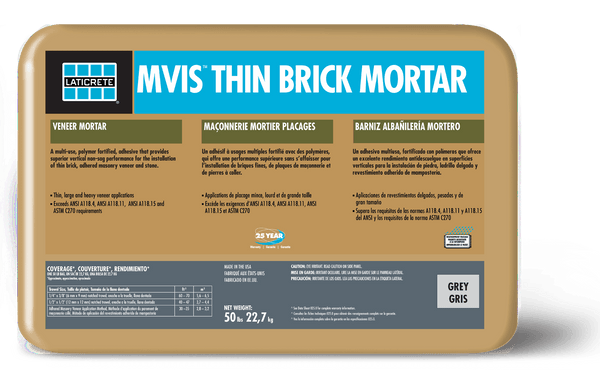 LATICRETE MVIS Thin Brick Mortar