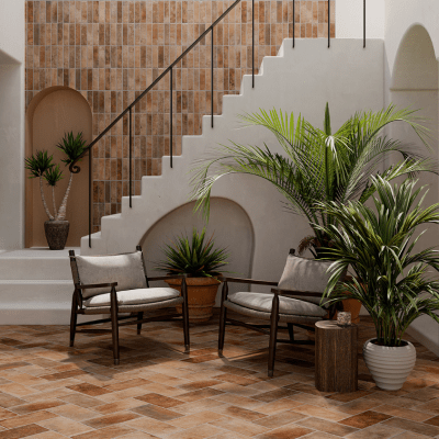 Paramount Tile Recovery Stone Old Red 2" x 10"