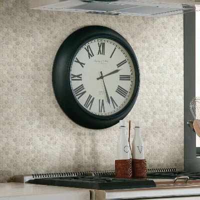 Shaw Tile Chateau Penny Round Mosaic Rockwood