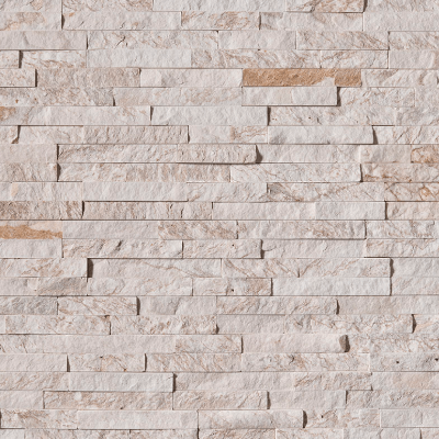 MSI Ledgestone Veneer - Royal White Panel - Split Face