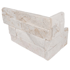 MSI Ledgestone Veneer - Royal White Corner - Split Face