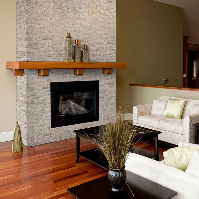 MSI Ledgestone Veneer - Royal White Panel - Split Face