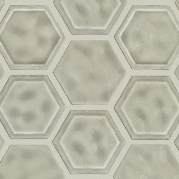 Shaw Tile Geoscapes Taupe Hexagon