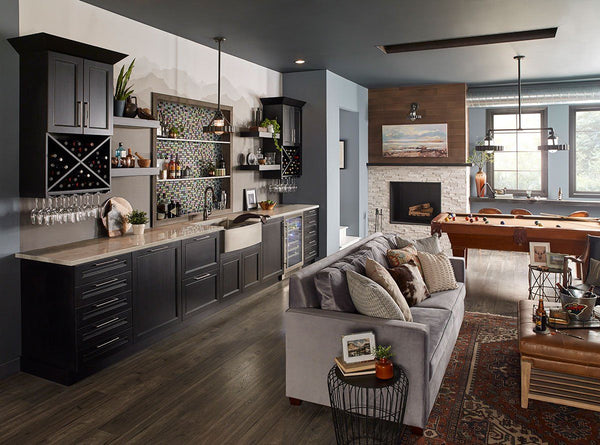 MSI Ledgestone Veneer - White Oak Multi Splitface Panel