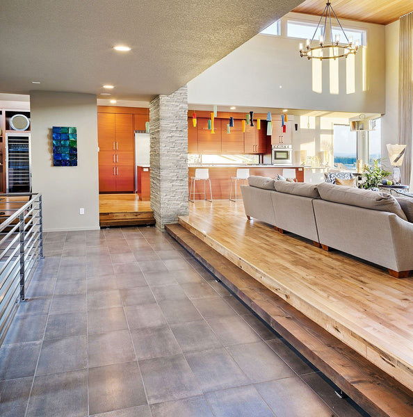 MSI Ledgestone Veneer - White Oak Multi Splitface Panel