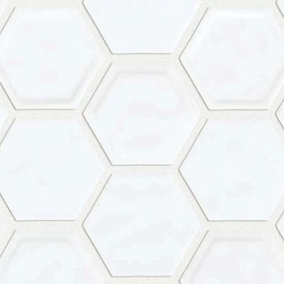 Shaw Tile Geoscapes White Hexagon