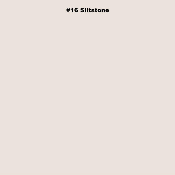 #16 Siltstone