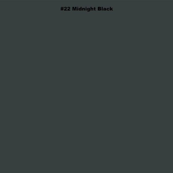 #22 Midnight Black - ONLY COLOR FOR "BACK OF HOUSE" APPLICATIONS
